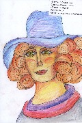 Портрет бабушки Евы. Симонова Рената. 14 лет